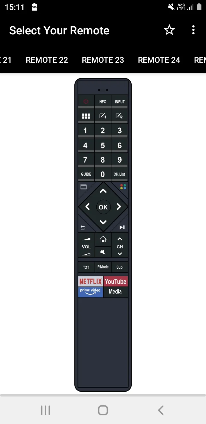 VU TV Remote | Indus Appstore | Screenshot