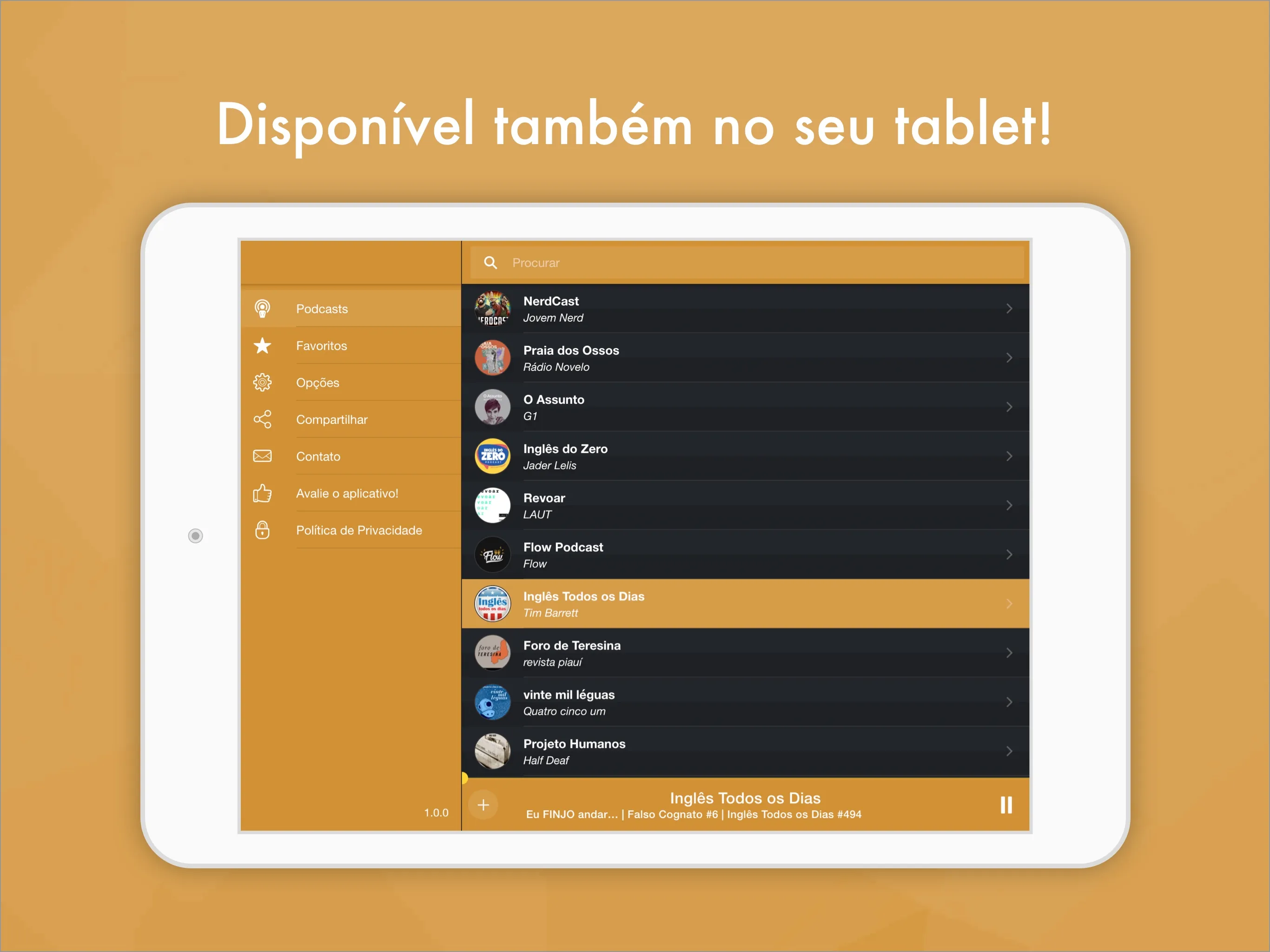 Podcast Brasil | Indus Appstore | Screenshot