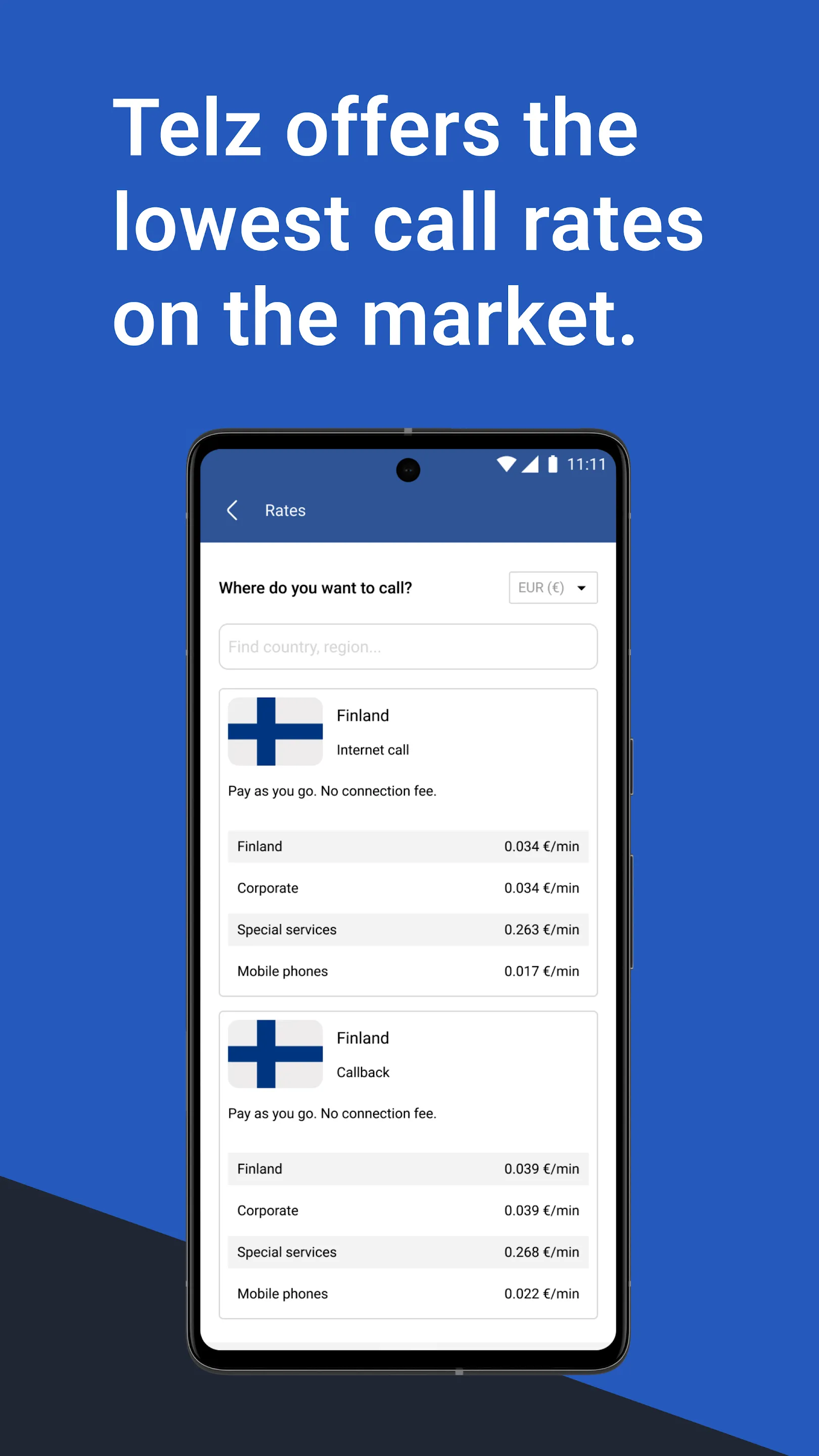 Telz International Calls | Indus Appstore | Screenshot