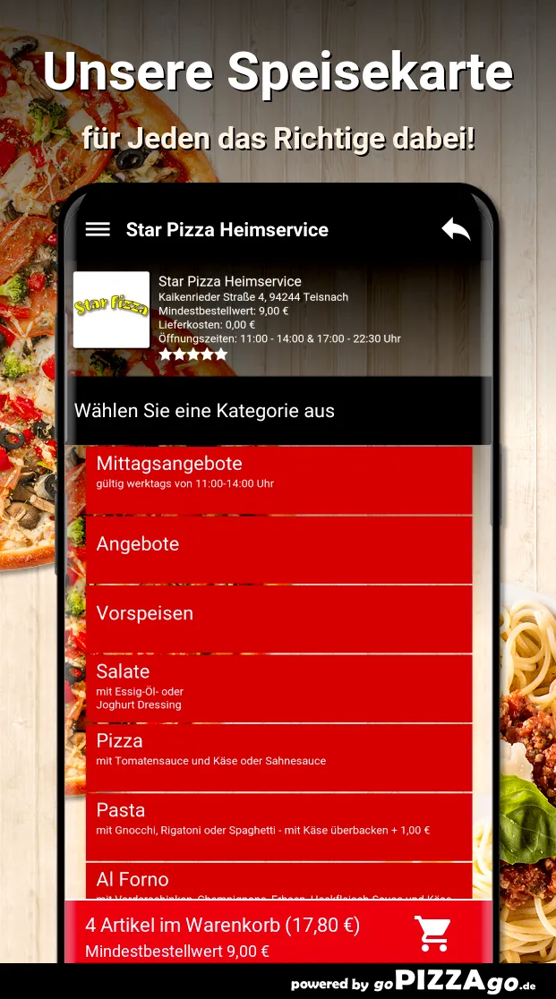 Star Pizza Heimservice Teisnac | Indus Appstore | Screenshot