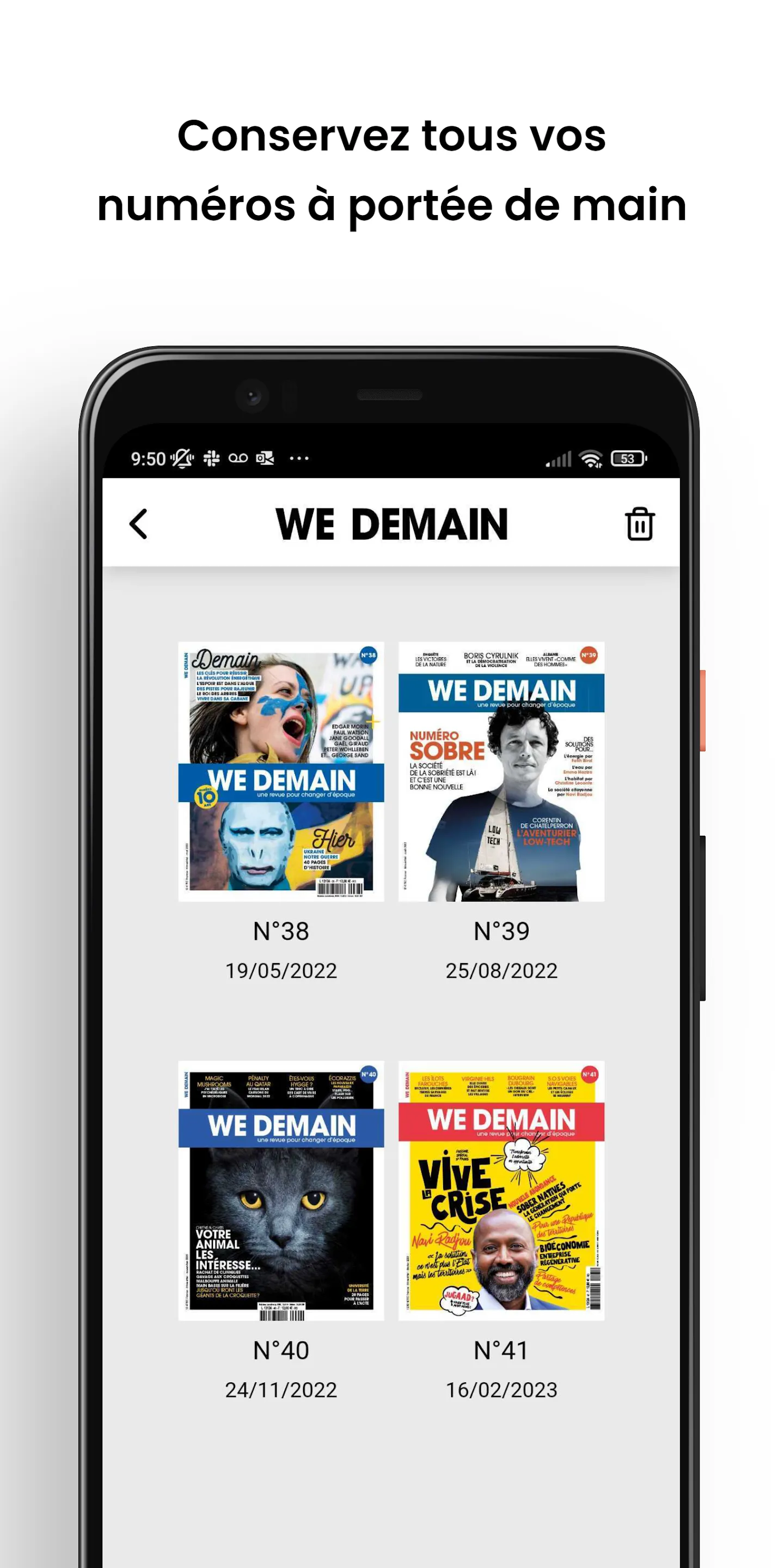 WE DEMAIN | Indus Appstore | Screenshot