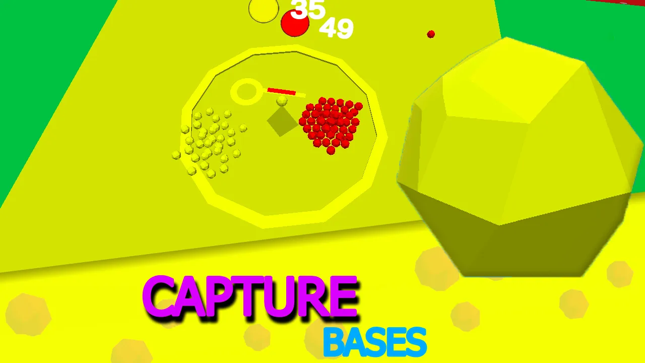 Crowd of Balls: Capture bases! | Indus Appstore | Screenshot