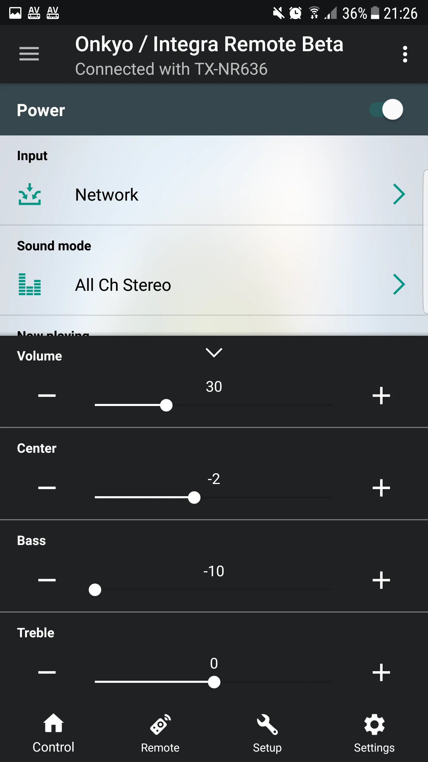 Remote for Onkyo / Integra | Indus Appstore | Screenshot