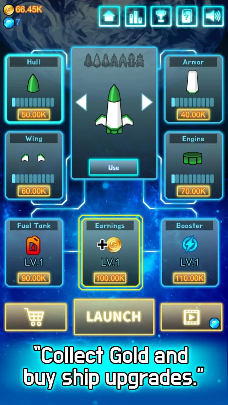 Go Space - Space ship builder | Indus Appstore | Screenshot