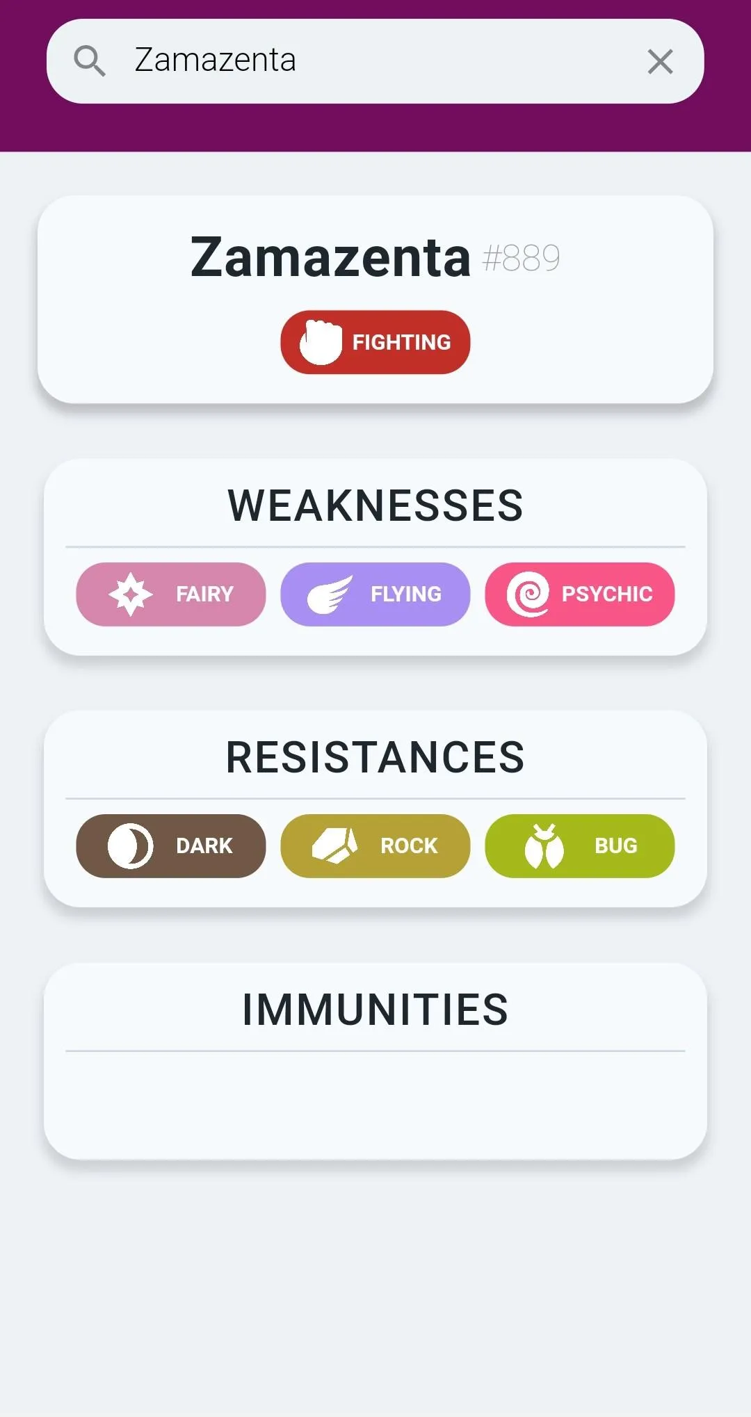 PokeWeak - Weakness Lookup | Indus Appstore | Screenshot