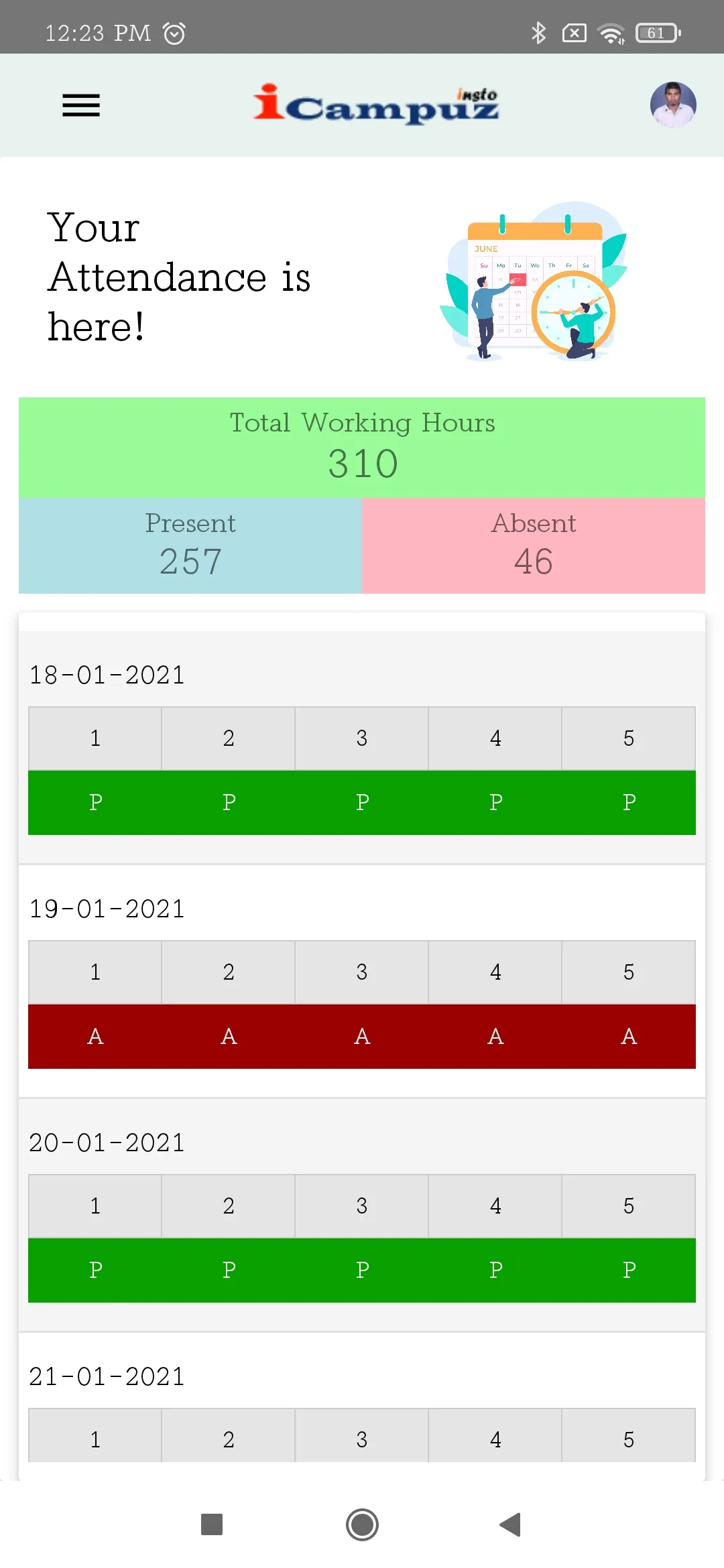 NGI iCampuz | Indus Appstore | Screenshot
