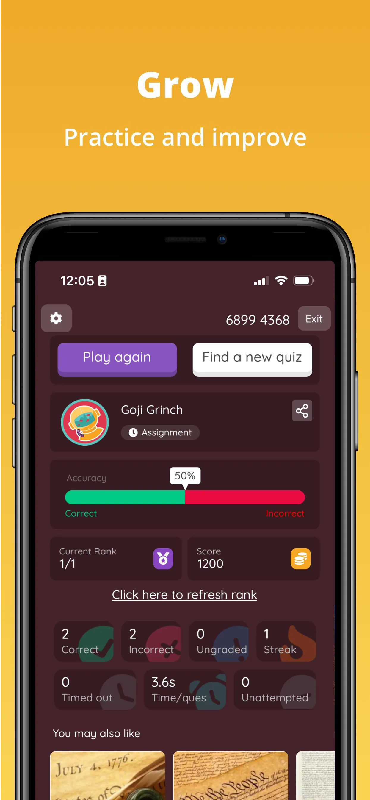 Quizizz: Play to learn | Indus Appstore | Screenshot