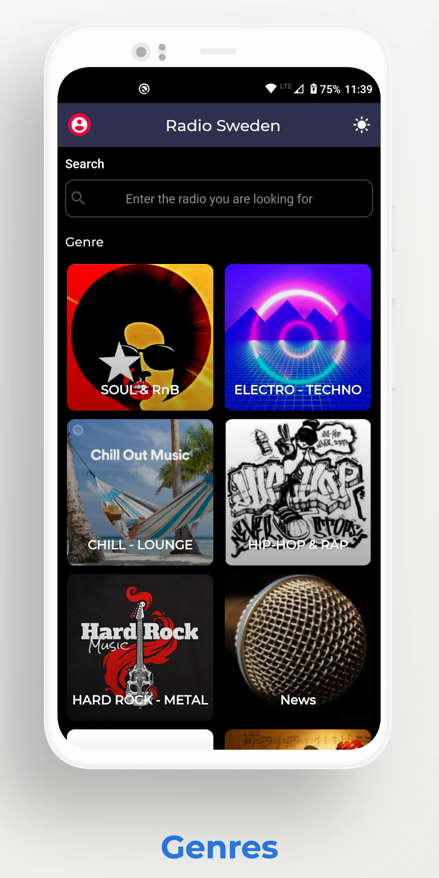 Radio Sweden | Indus Appstore | Screenshot