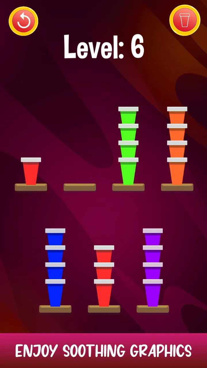 Cup Sort Game: Color Puzzle | Indus Appstore | Screenshot