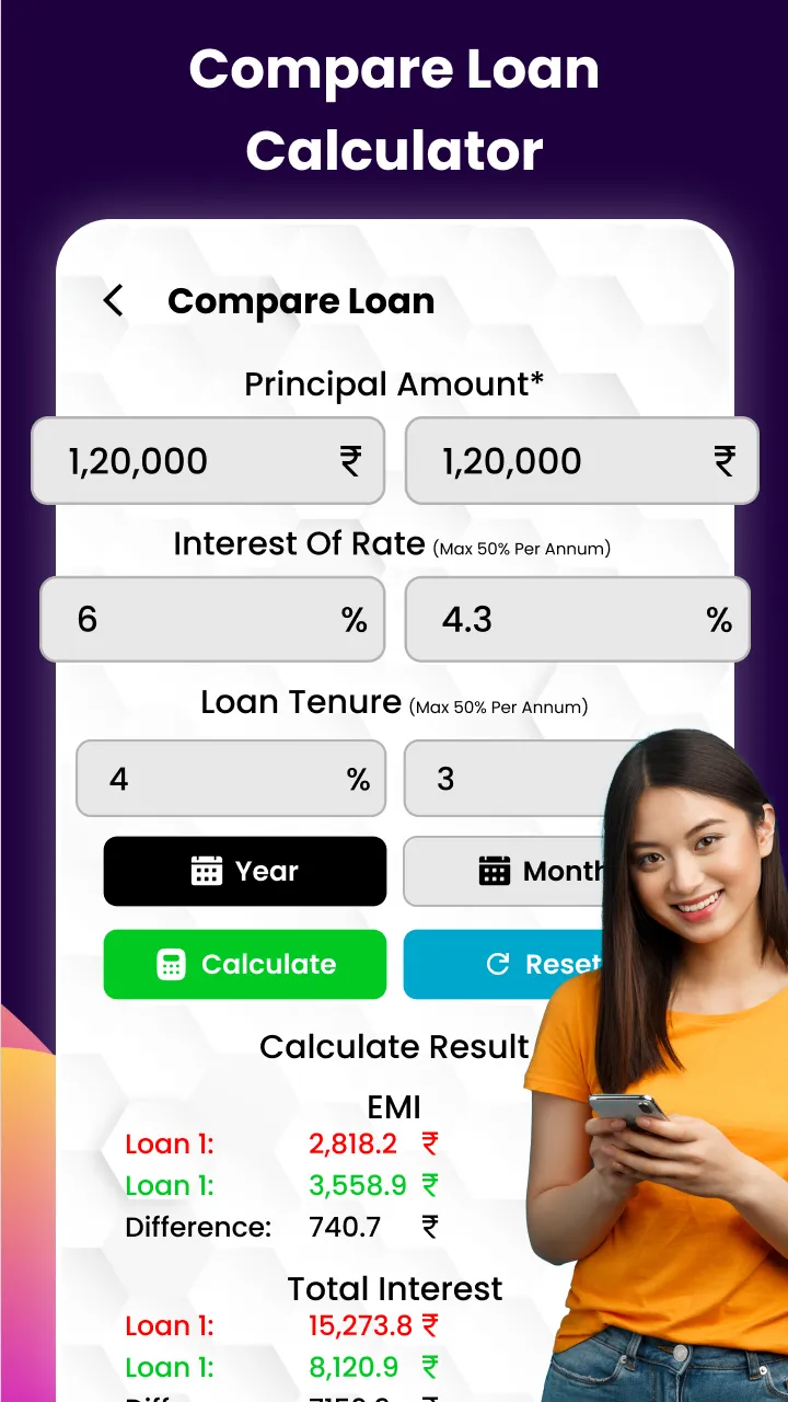 Loan EMI Calculator | Indus Appstore | Screenshot