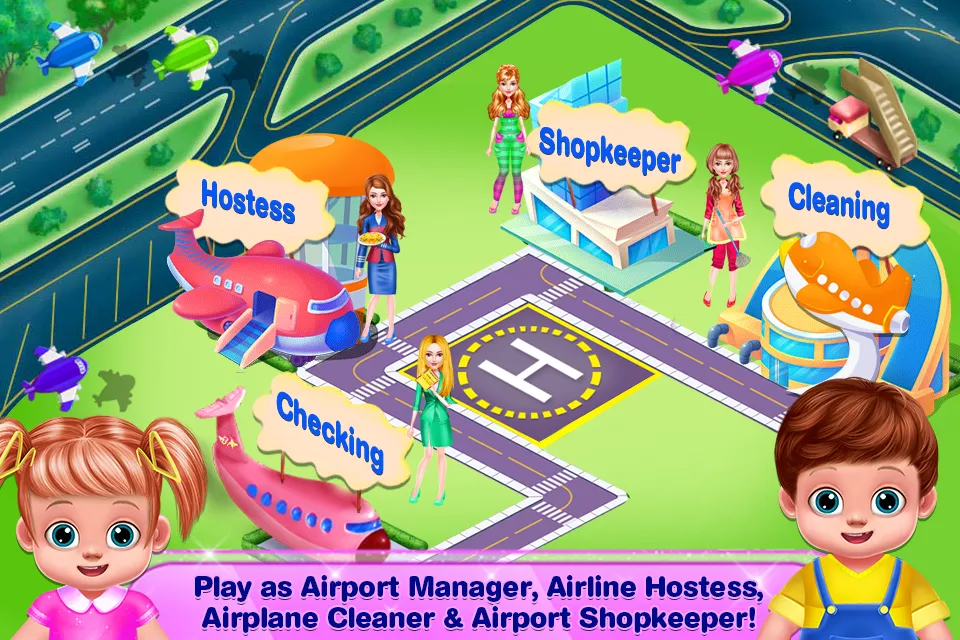 Flight Attendants Airport Game | Indus Appstore | Screenshot