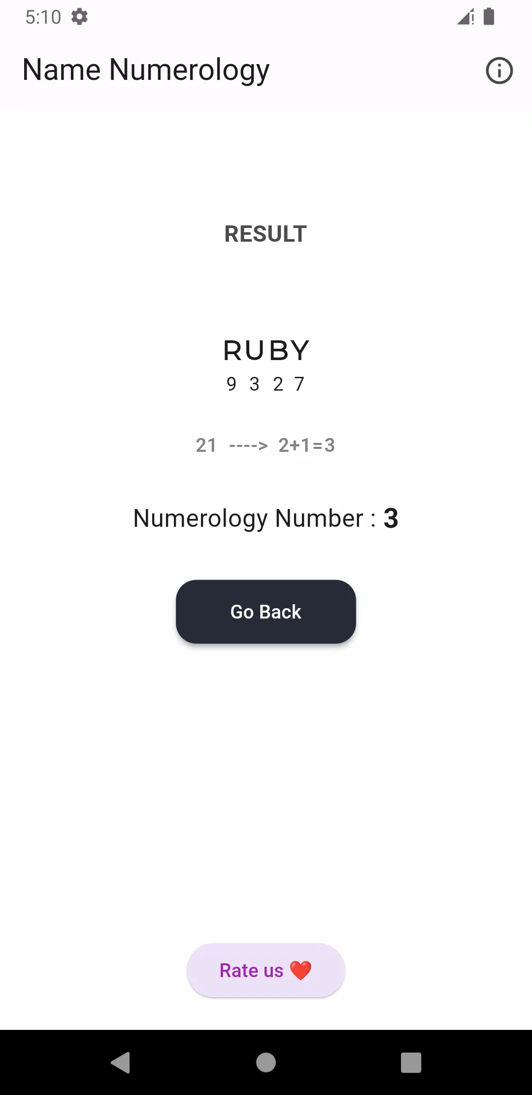 Name Numerology Number | Indus Appstore | Screenshot