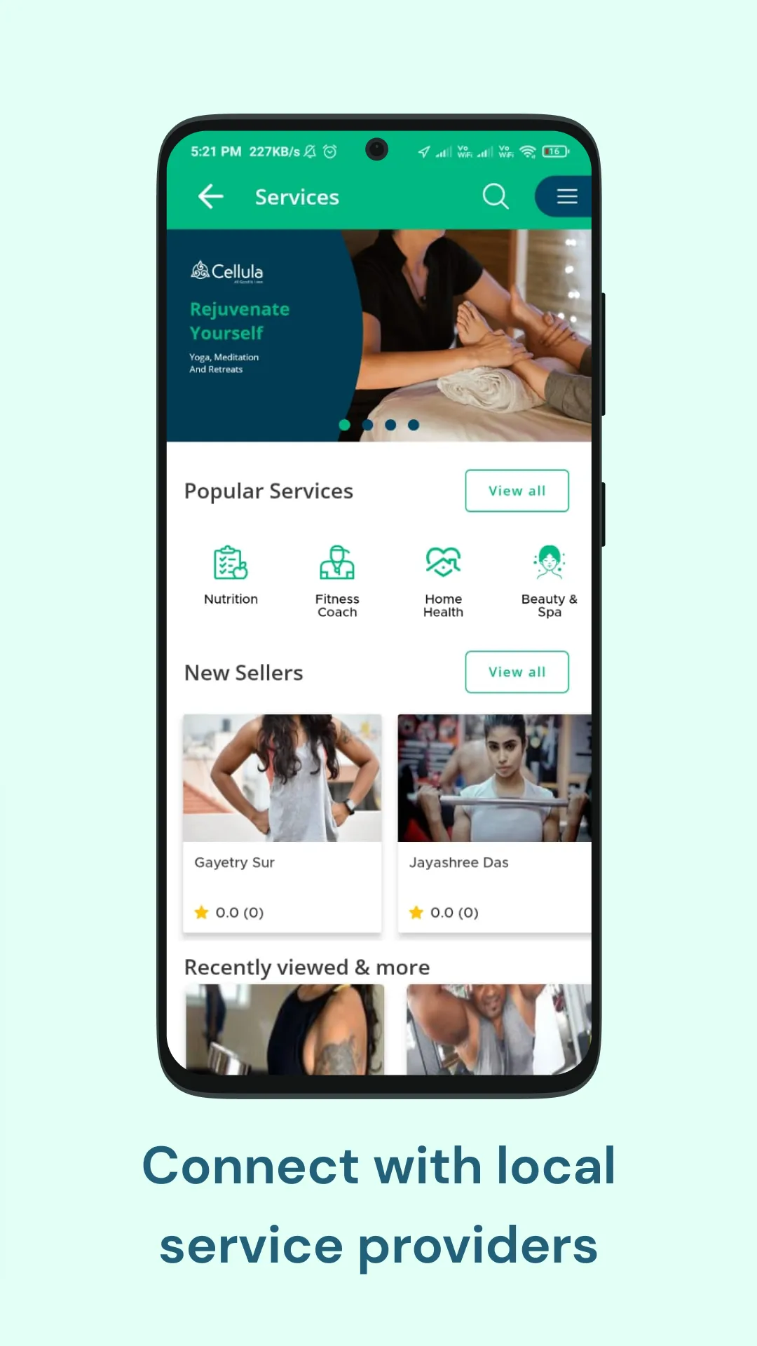 Cellula: Healthy Lifestyle App | Indus Appstore | Screenshot