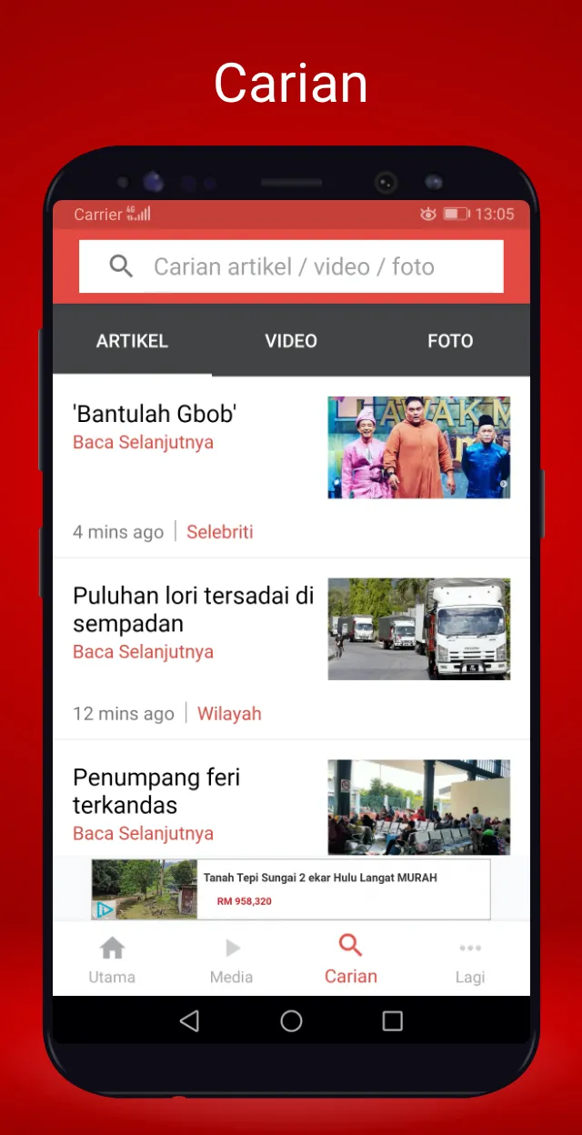 Berita Harian Mobile | Indus Appstore | Screenshot