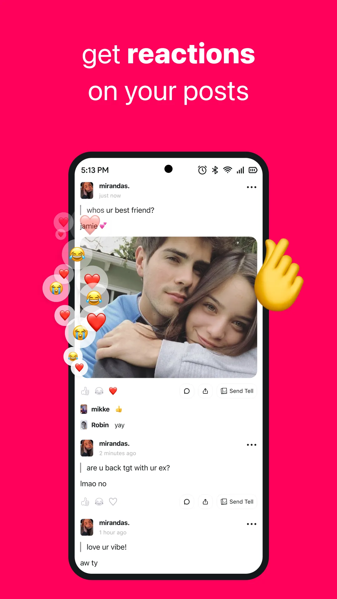 Tellonym: anonymous questions | Indus Appstore | Screenshot