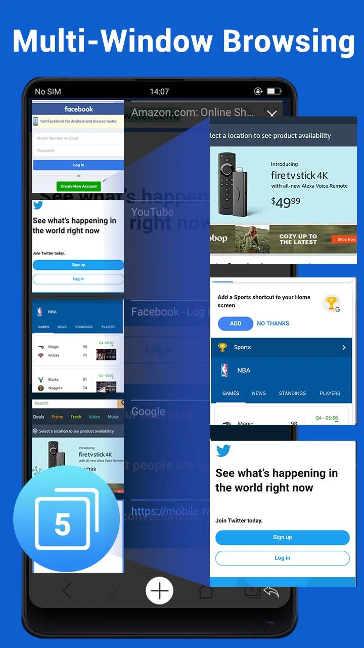 Web Browser - Fast & Private | Indus Appstore | Screenshot