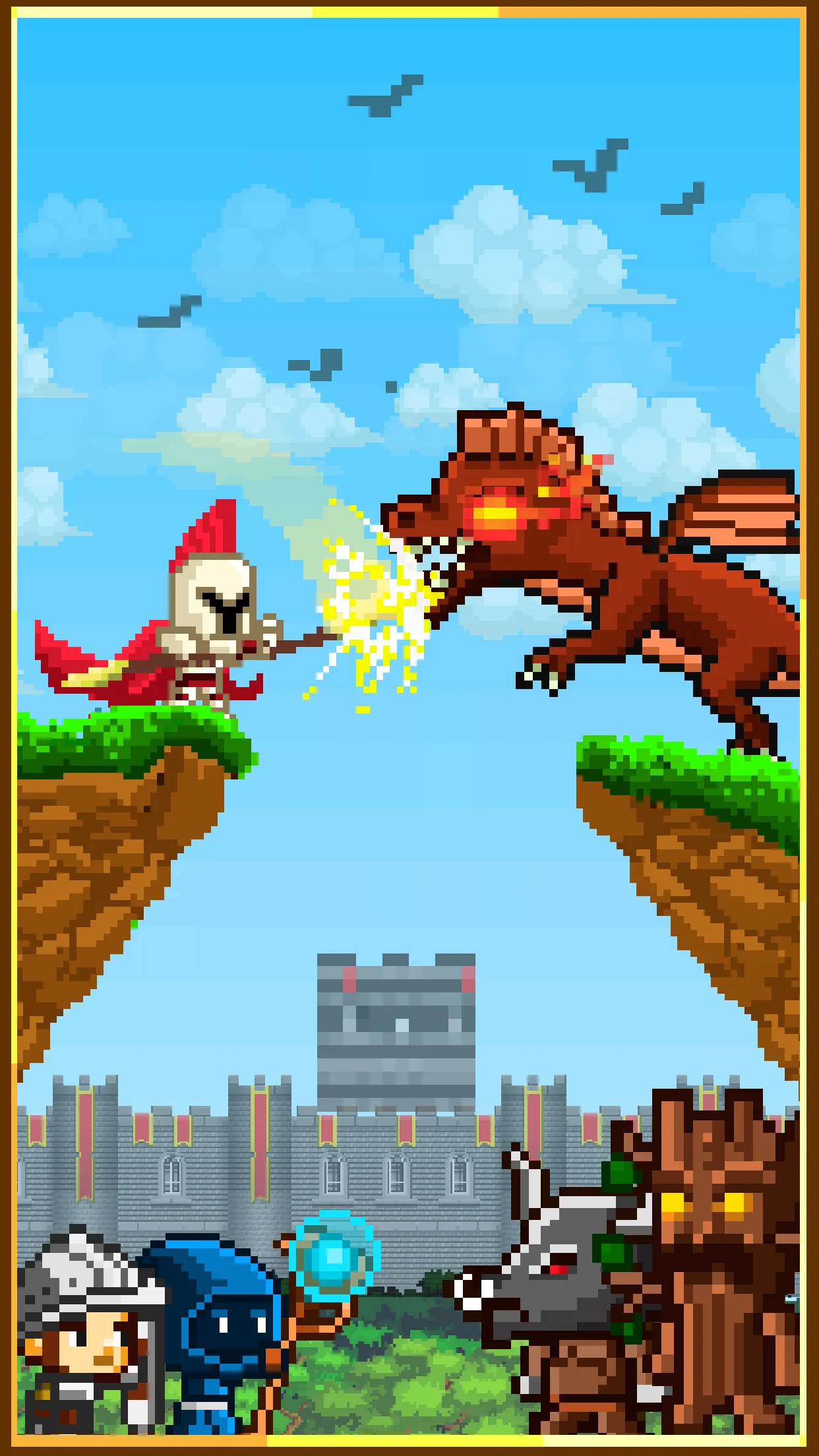 Clicker Knights Vs dragons | Indus Appstore | Screenshot