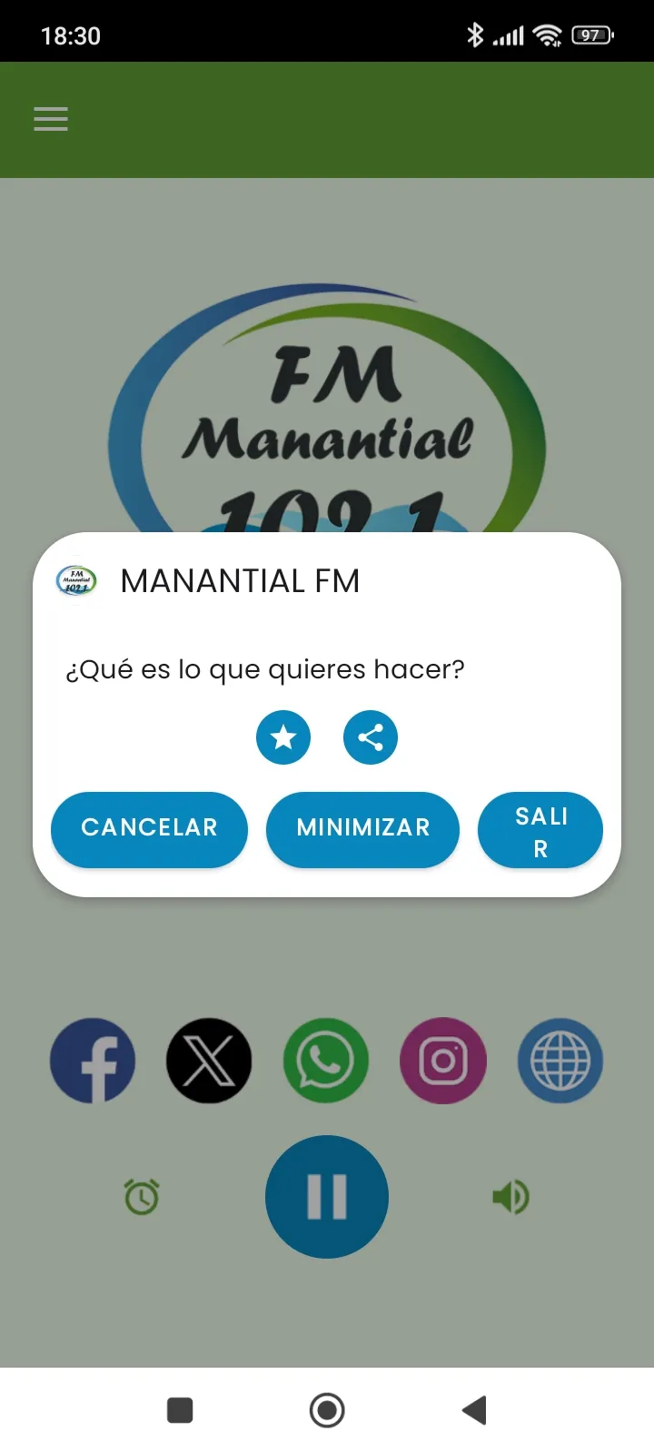 Radio Manantial 102.1 FM | Indus Appstore | Screenshot