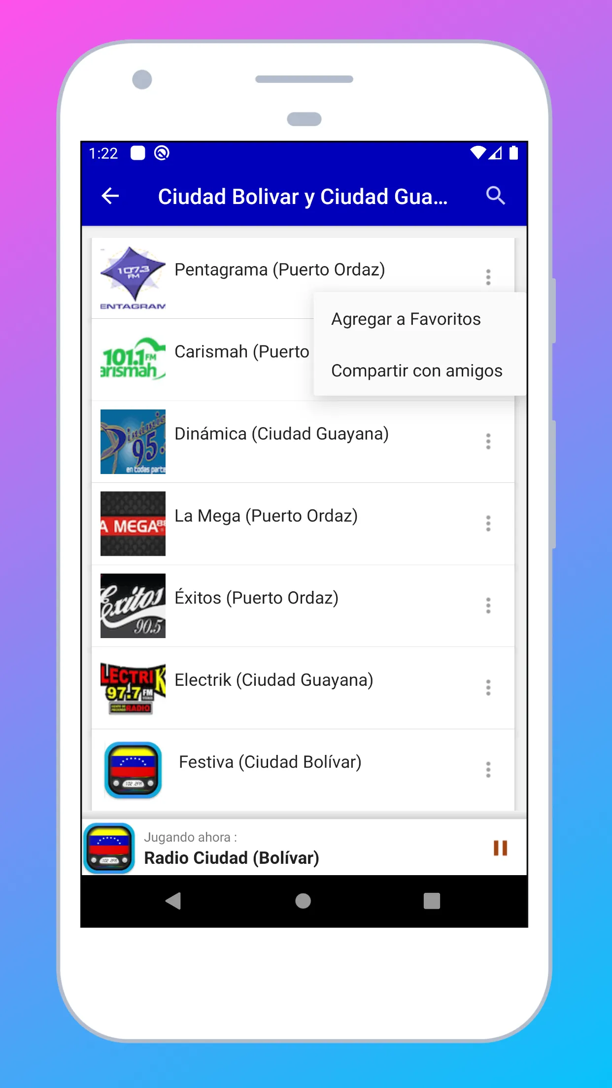 Radio Venezuela + Radio Online | Indus Appstore | Screenshot