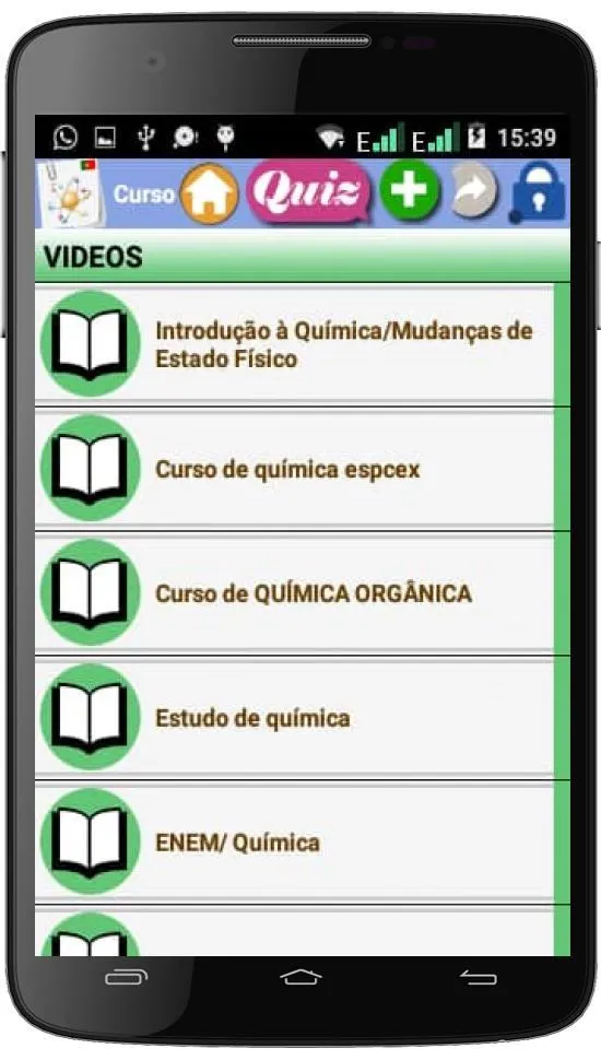 Curso de Química (português) | Indus Appstore | Screenshot