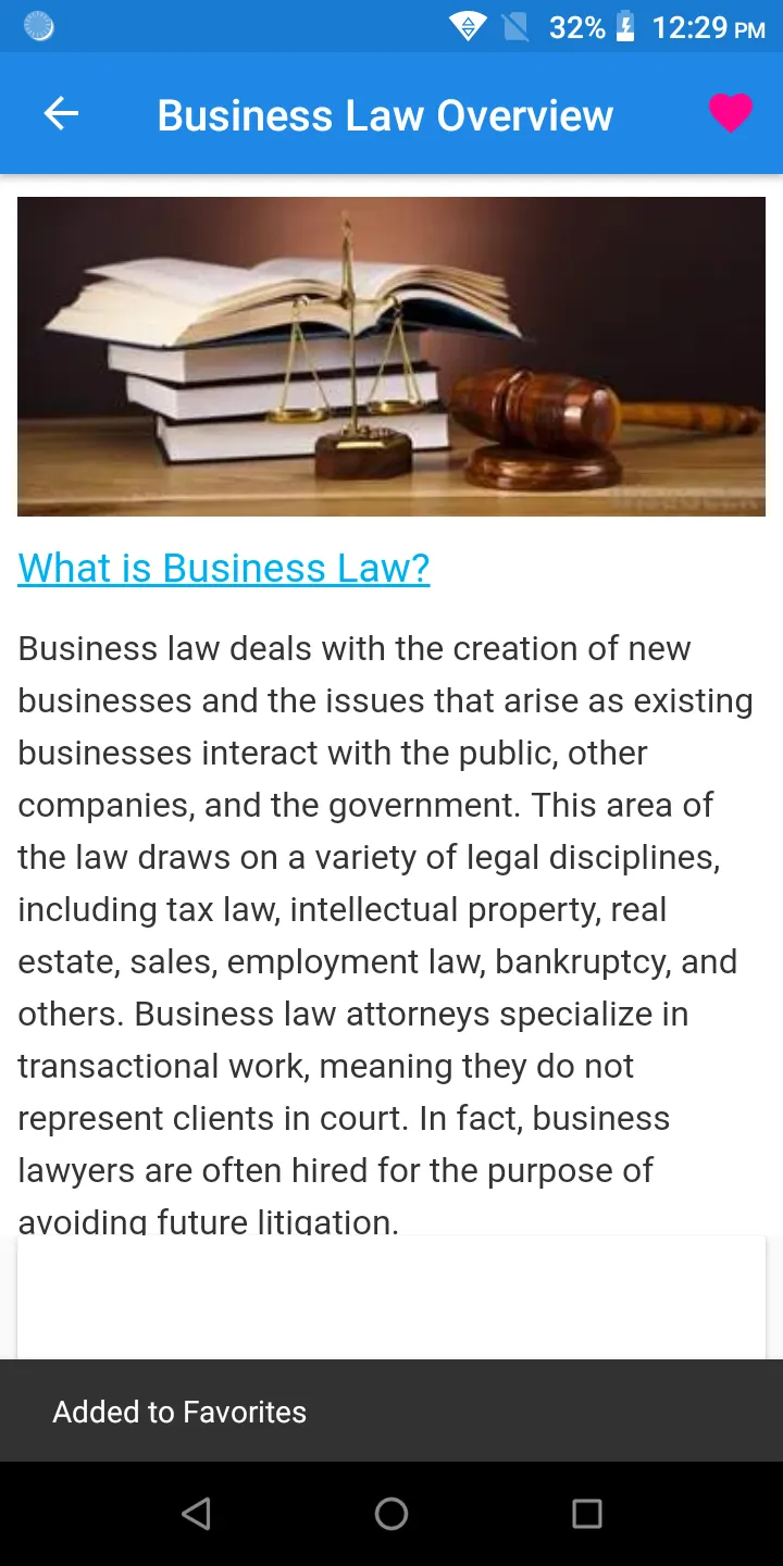 Business Law | Indus Appstore | Screenshot