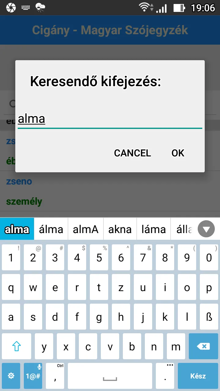 Cigány - Magyar Szójegyzék | Indus Appstore | Screenshot
