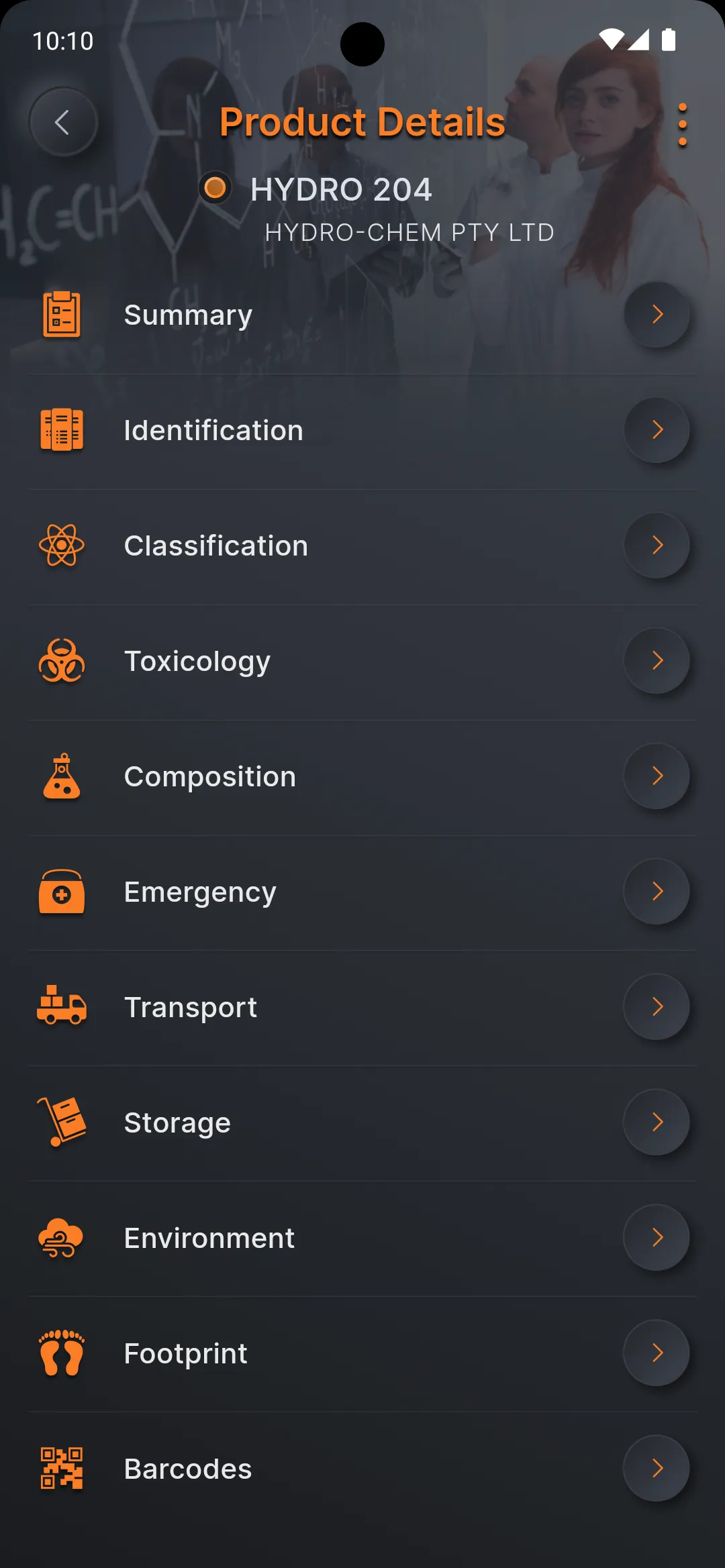 ChemAlert | Indus Appstore | Screenshot