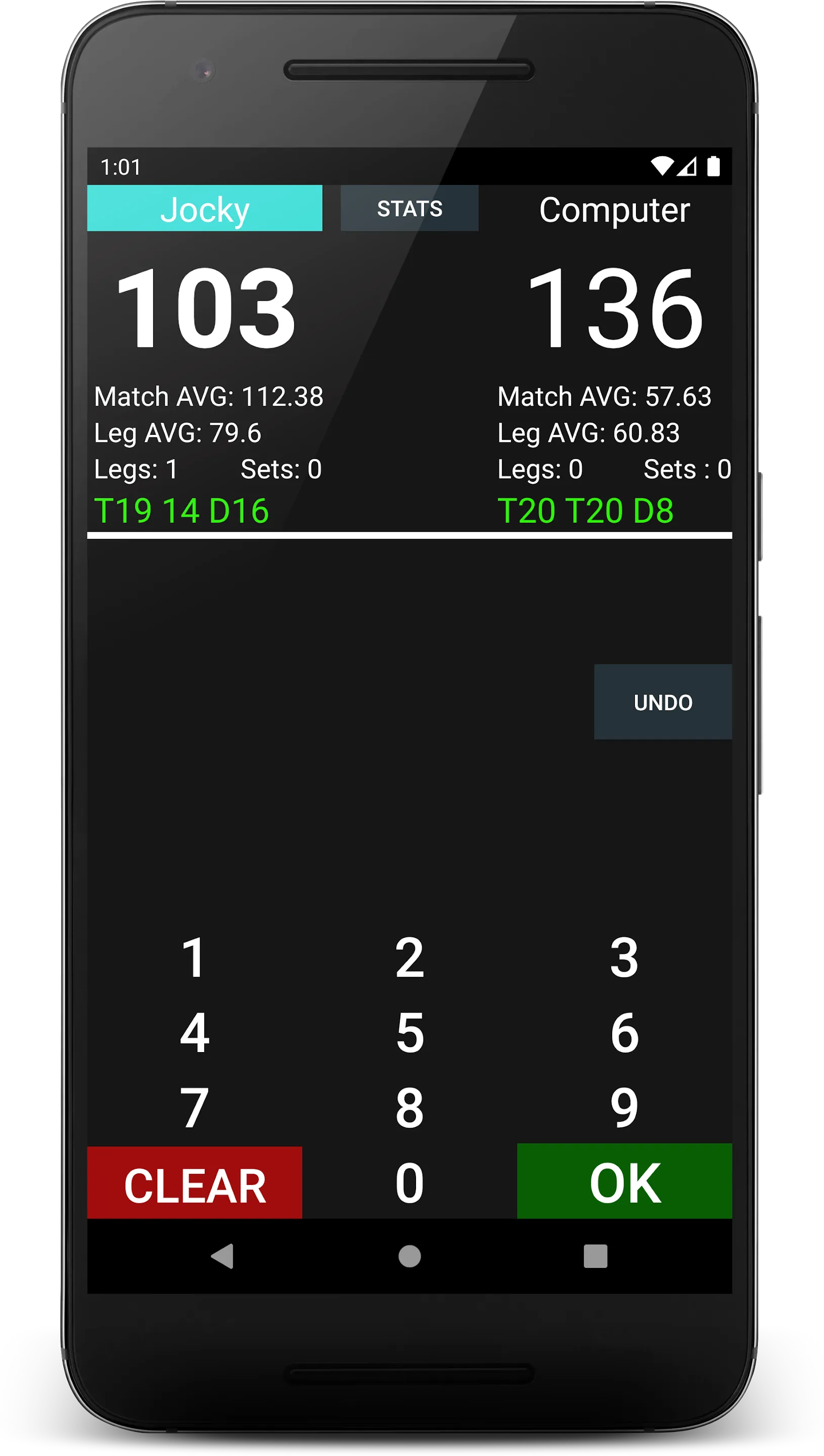 Essential Darts Scoreboard | Indus Appstore | Screenshot