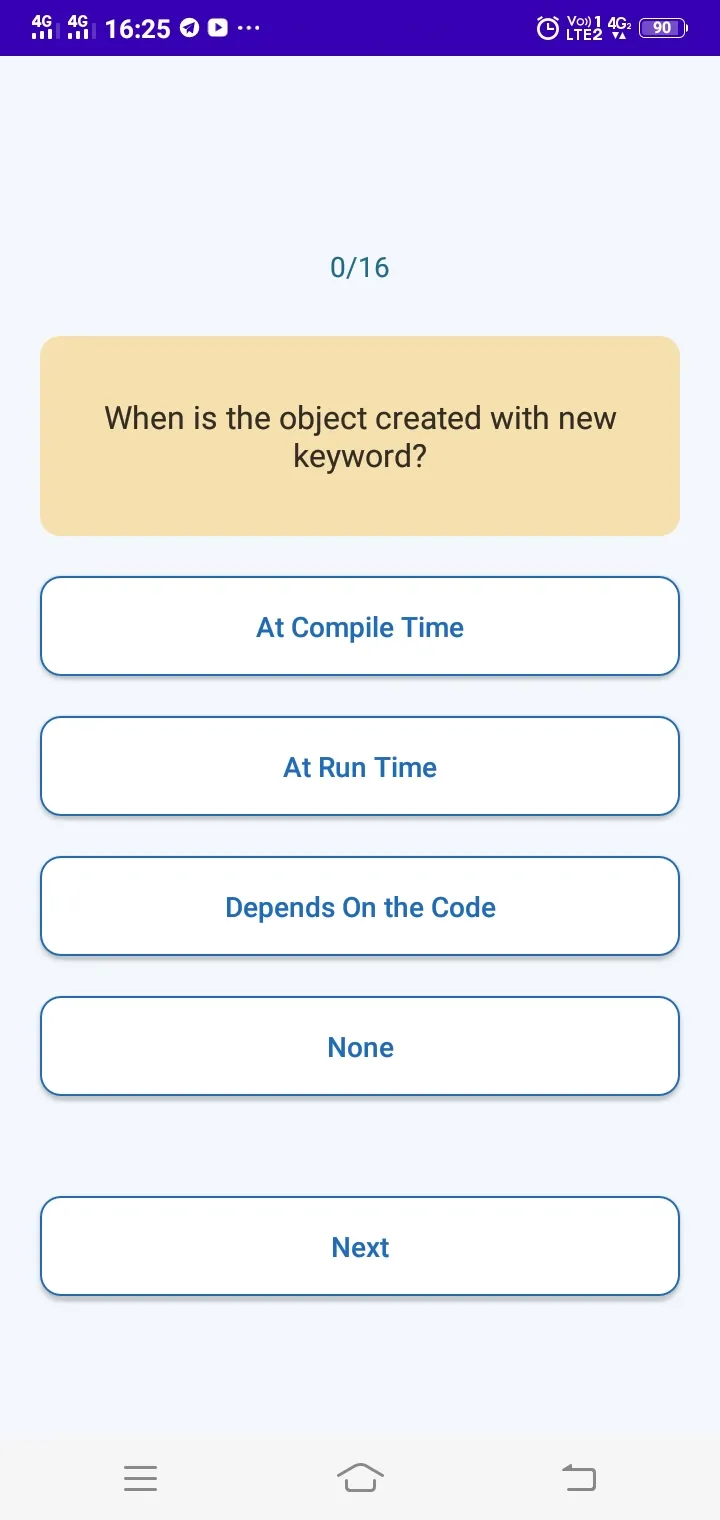 Java Quiz Questions Answers | Indus Appstore | Screenshot