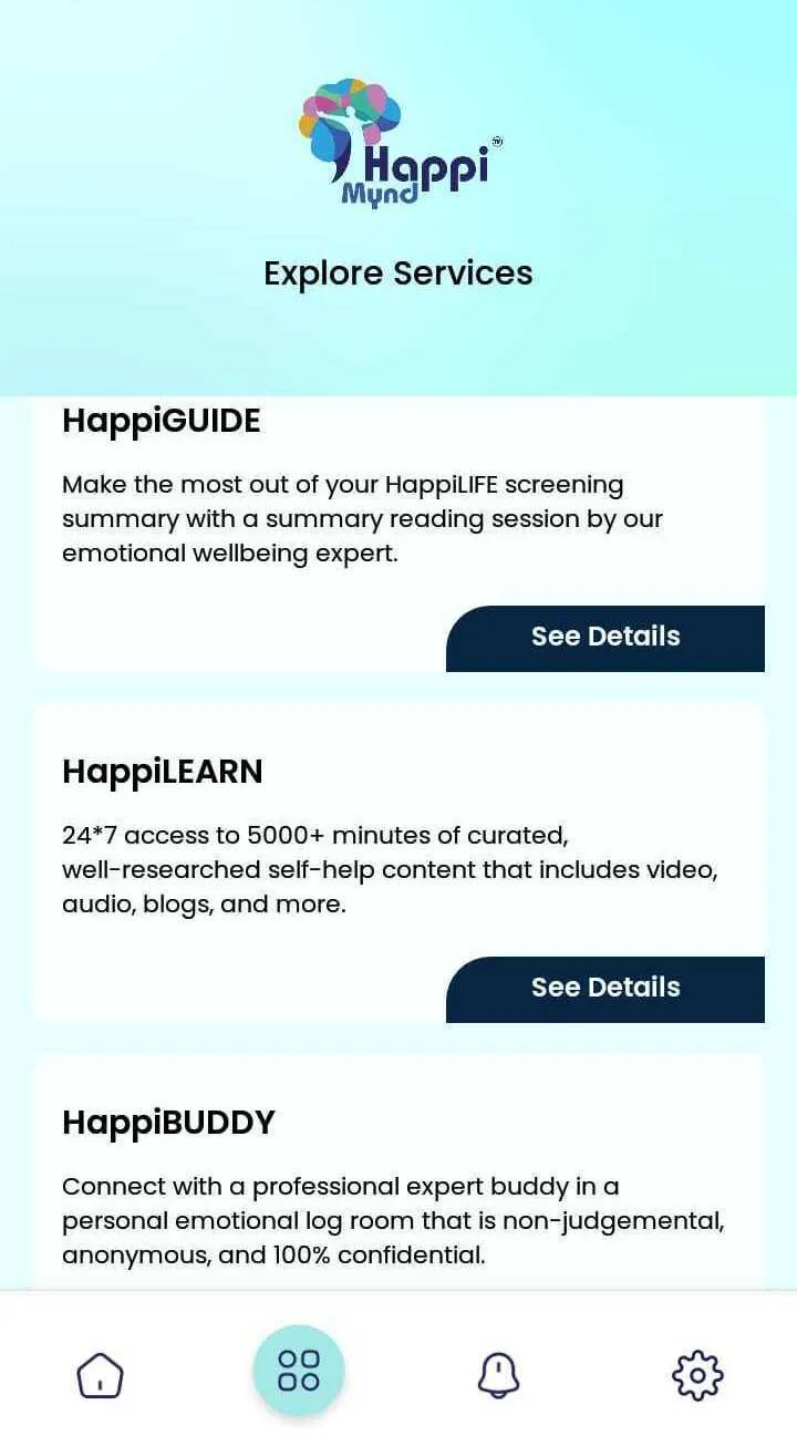 HappiMynd- Mental Well-being | Indus Appstore | Screenshot