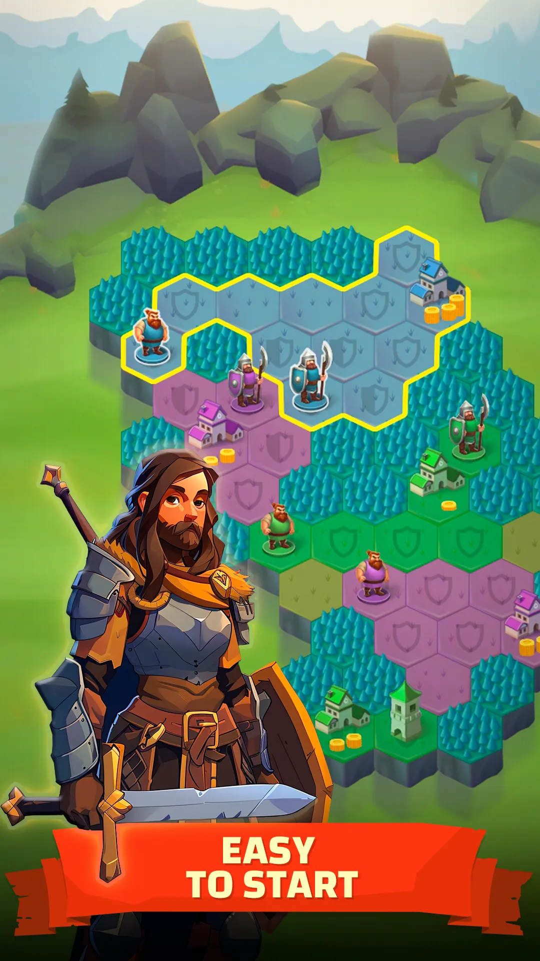 Hexworld - Medieval Conquest | Indus Appstore | Screenshot