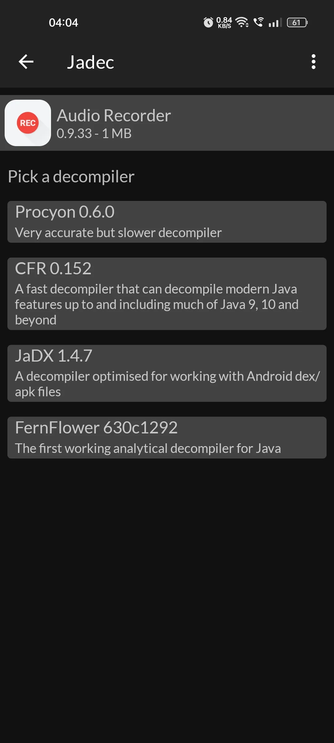 JaDec : Java & APK Decompiler | Indus Appstore | Screenshot