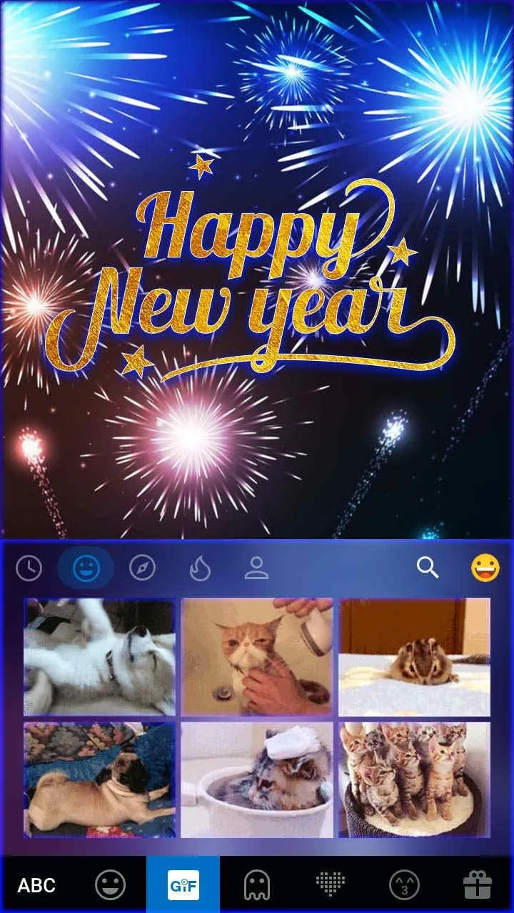 Happy New Year Kika Keyboard | Indus Appstore | Screenshot