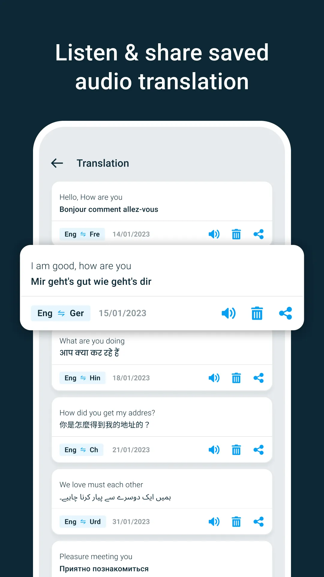 Voice Translator & Audio Saver | Indus Appstore | Screenshot