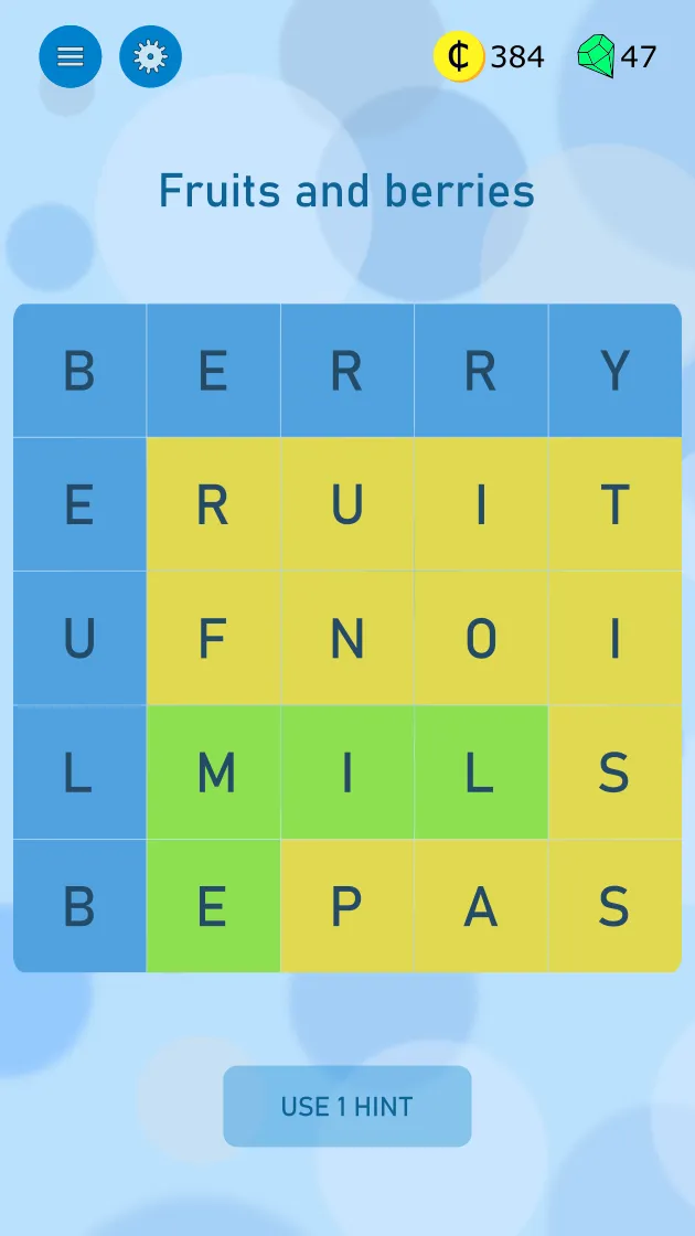 Word search game in English | Indus Appstore | Screenshot