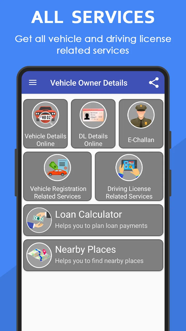 Vehicle Owner Details India | Indus Appstore | Screenshot