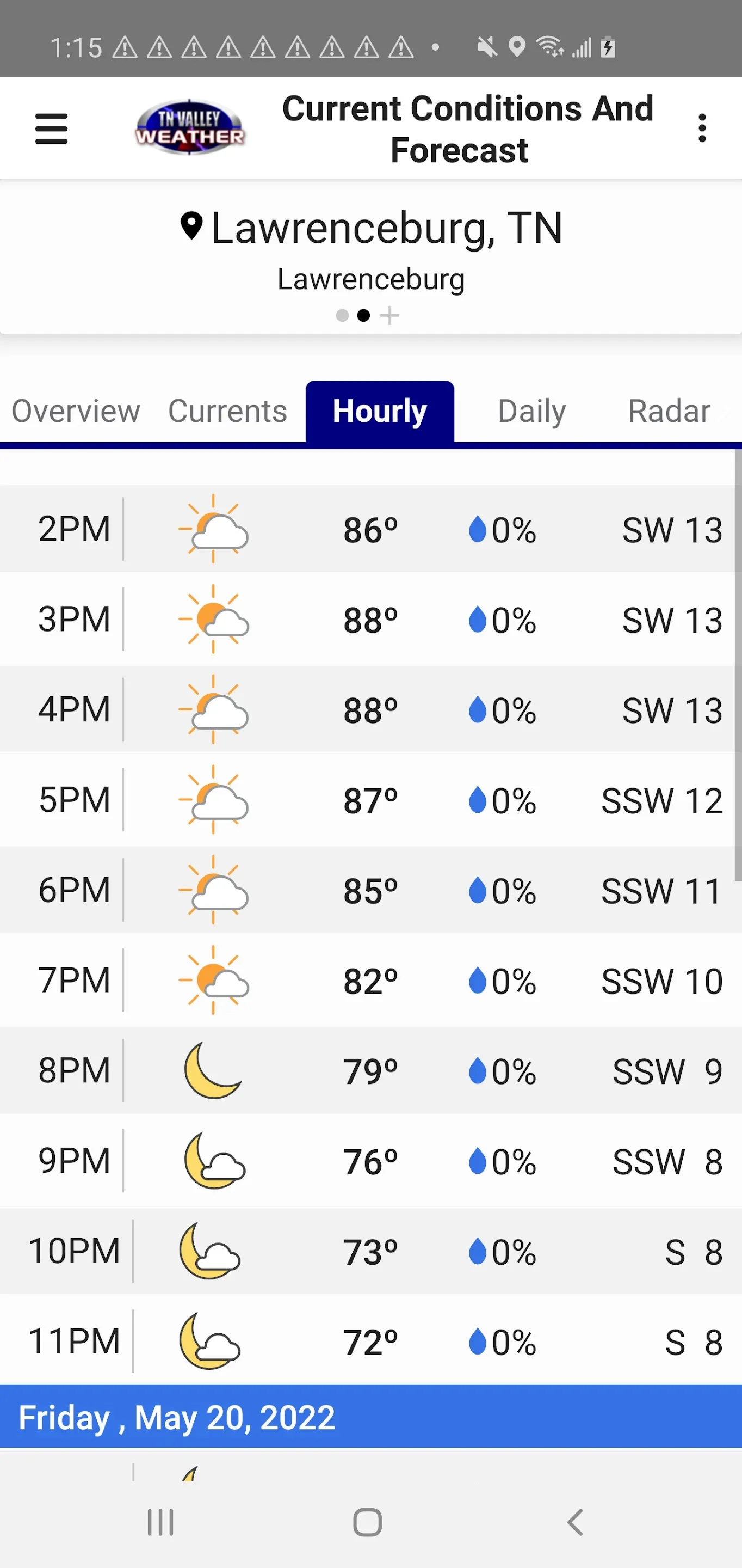 Tennessee Valley Weather | Indus Appstore | Screenshot