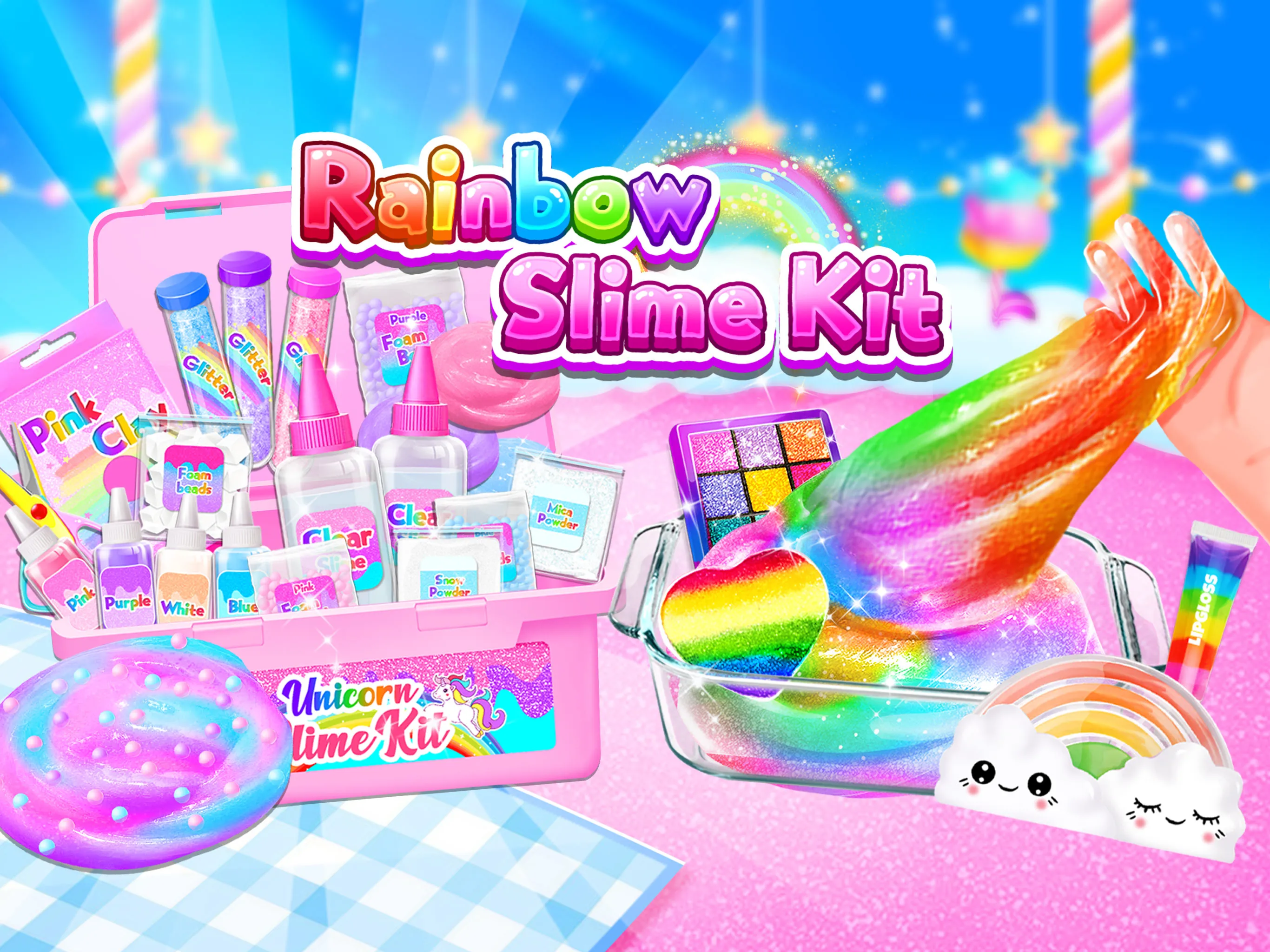 Rainbow Slime Kit | Indus Appstore | Screenshot