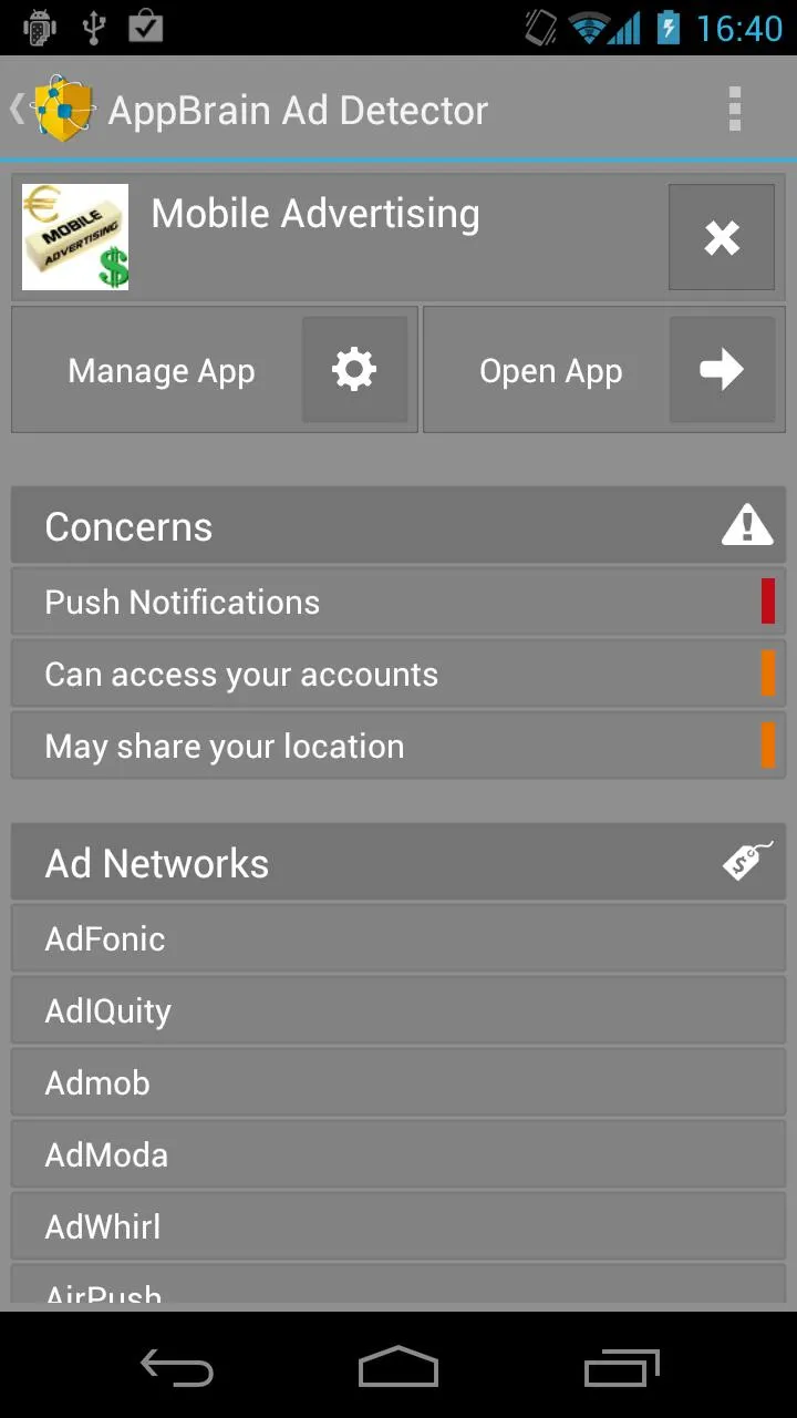 AppBrain Ad Detector | Indus Appstore | Screenshot