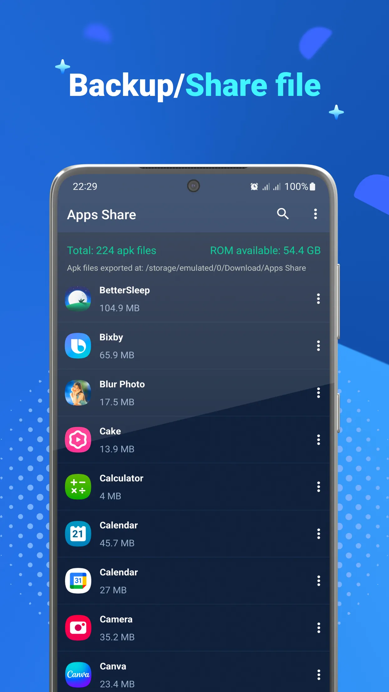 Apps Share, Apk Share & Backup | Indus Appstore | Screenshot