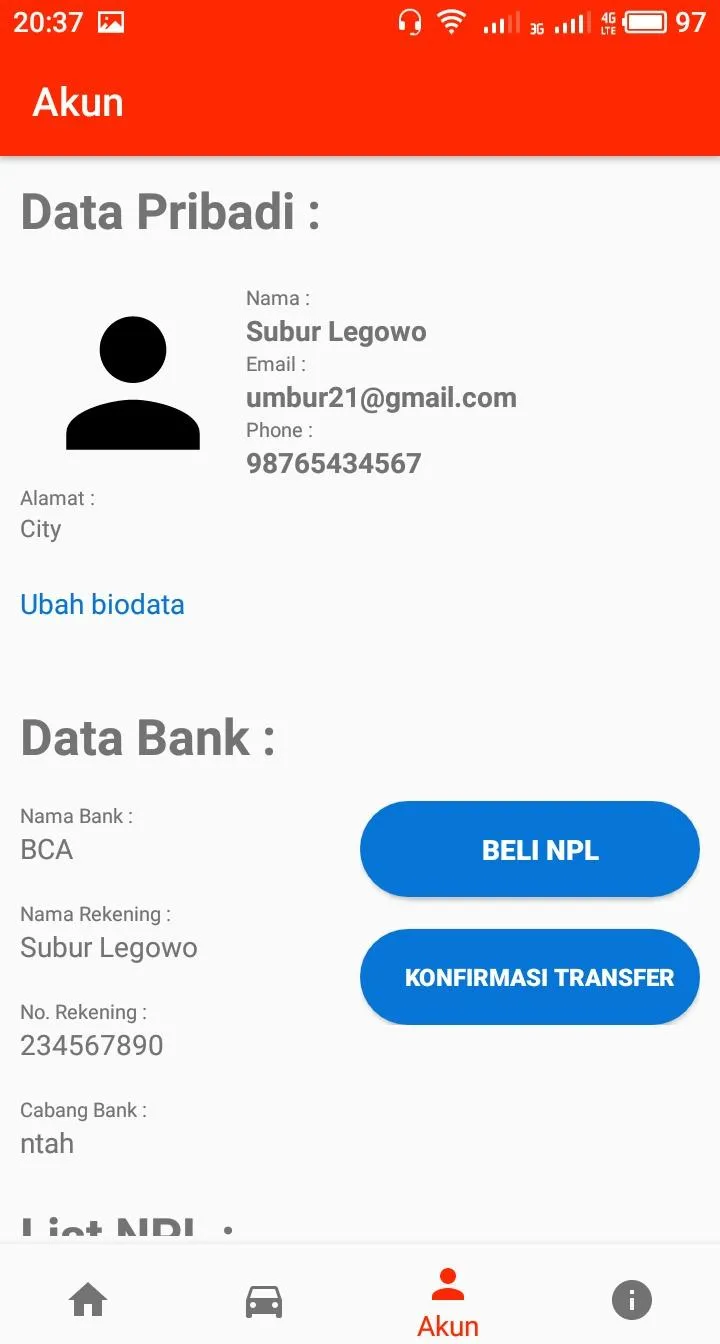 Tribik Auction - Lelang Mobil  | Indus Appstore | Screenshot