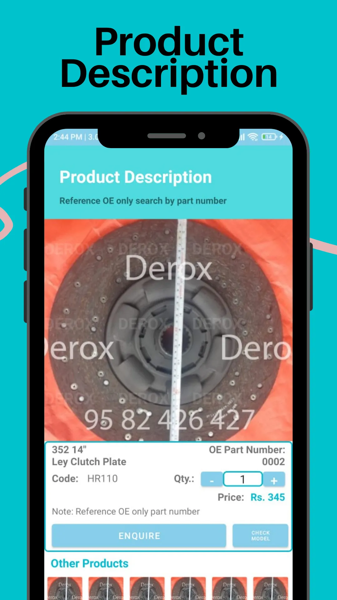 Deroxs Automobile: Spares Part | Indus Appstore | Screenshot