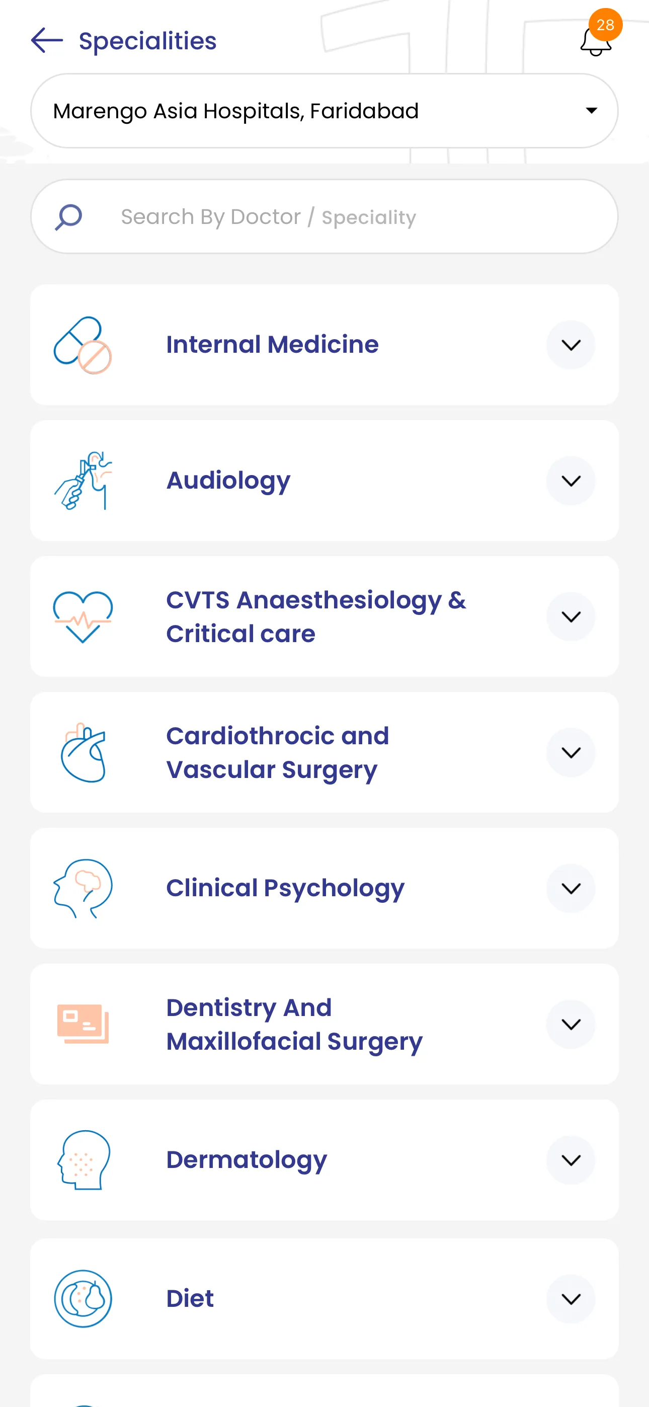 Marengo Asia Hospitals | Indus Appstore | Screenshot