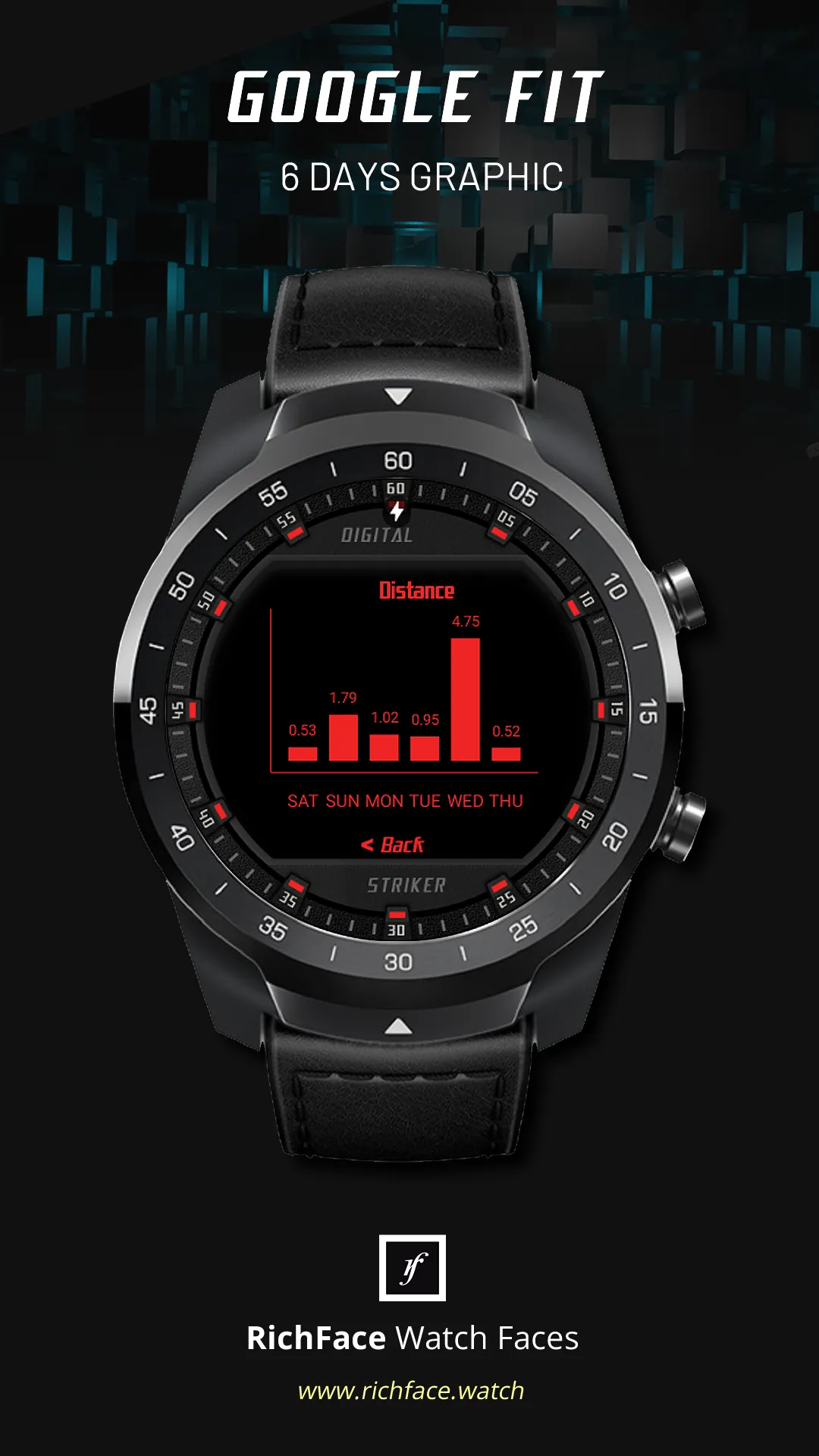 Digital Striker Watch Face | Indus Appstore | Screenshot