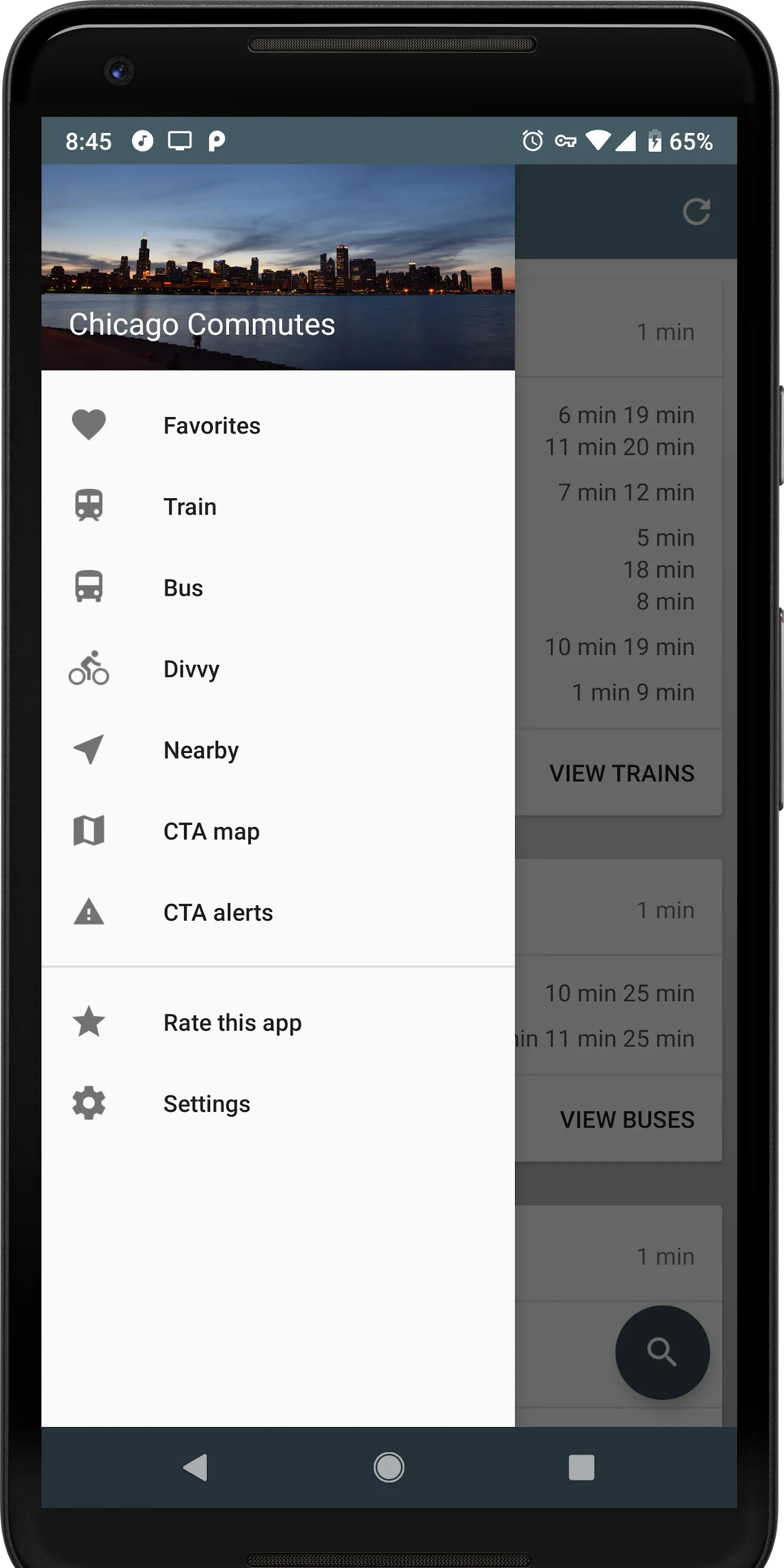 Chicago Commutes - CTA Divvy | Indus Appstore | Screenshot