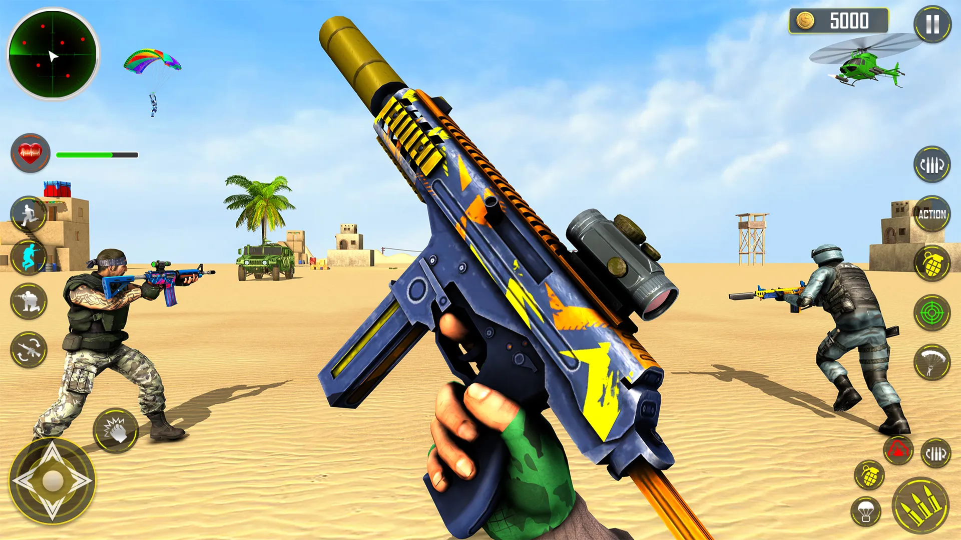 Banduk Wala Game: Fauji Game | Indus Appstore | Screenshot