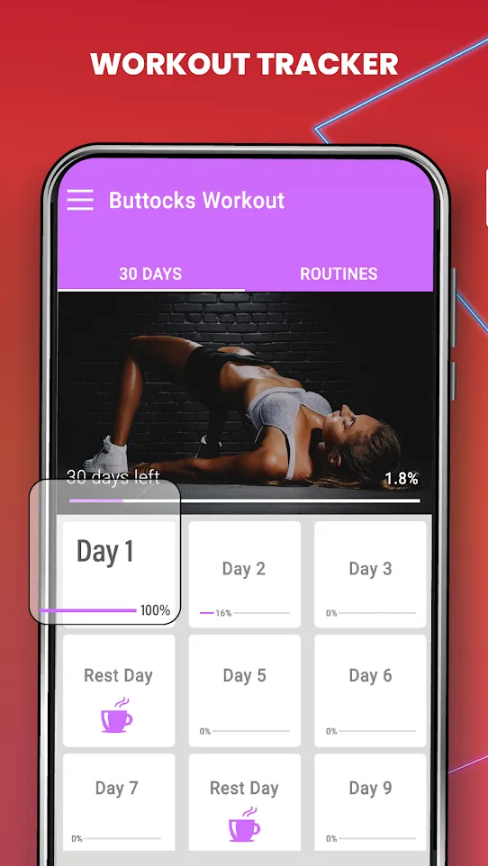 Buttocks Workout: Hips Workout | Indus Appstore | Screenshot