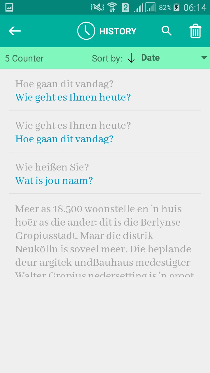 Afrikaans  German Translator | Indus Appstore | Screenshot