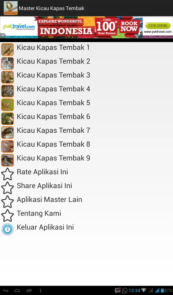 Master Kicau Kapas Tembak | Indus Appstore | Screenshot