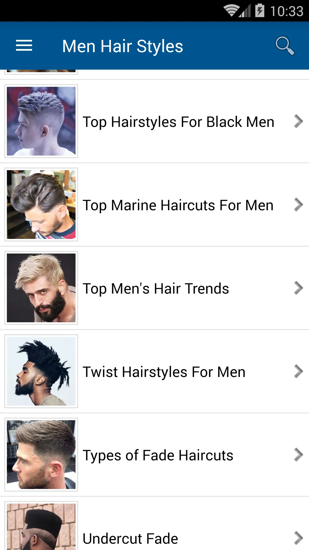 Men Hair Styles | Indus Appstore | Screenshot